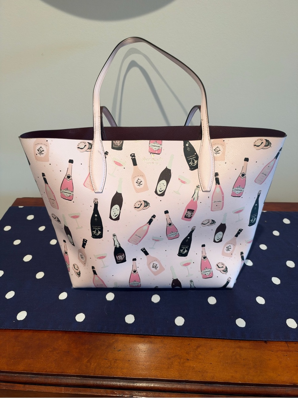 kate spade Pink Champagne Print Tote